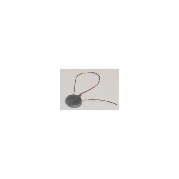 Dickey Mfg Co Lead Disc Seal, 7/16in lead disc x 16in long, 27 gage Cu wire, 3 ply, 1000PK 90605A - main